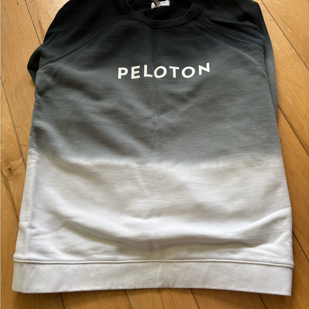 Peloton Gradient Crewneck- Black and Gray